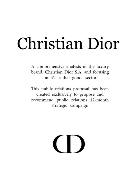 christian Dior vision statement